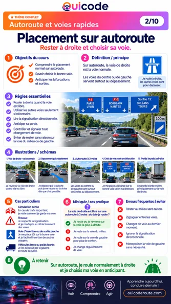 Aperçu de la fiche Placement sur autoroute
