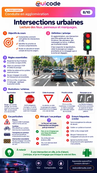 Aperçu de la fiche Intersections urbaines