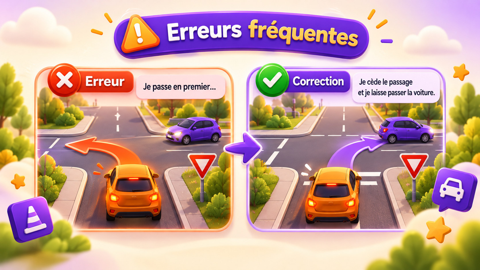 ⚠️ Erreurs fréquentes